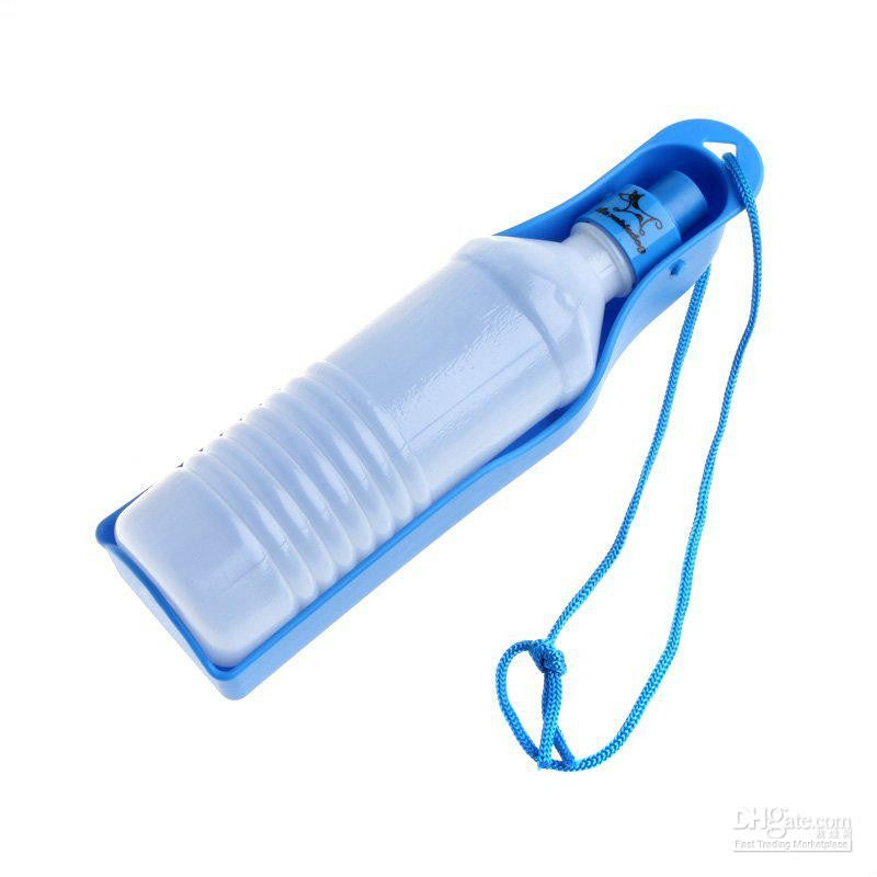 Bouteille d'eau portable avec gamelle pour chiens et chats -300 ml -Gourde