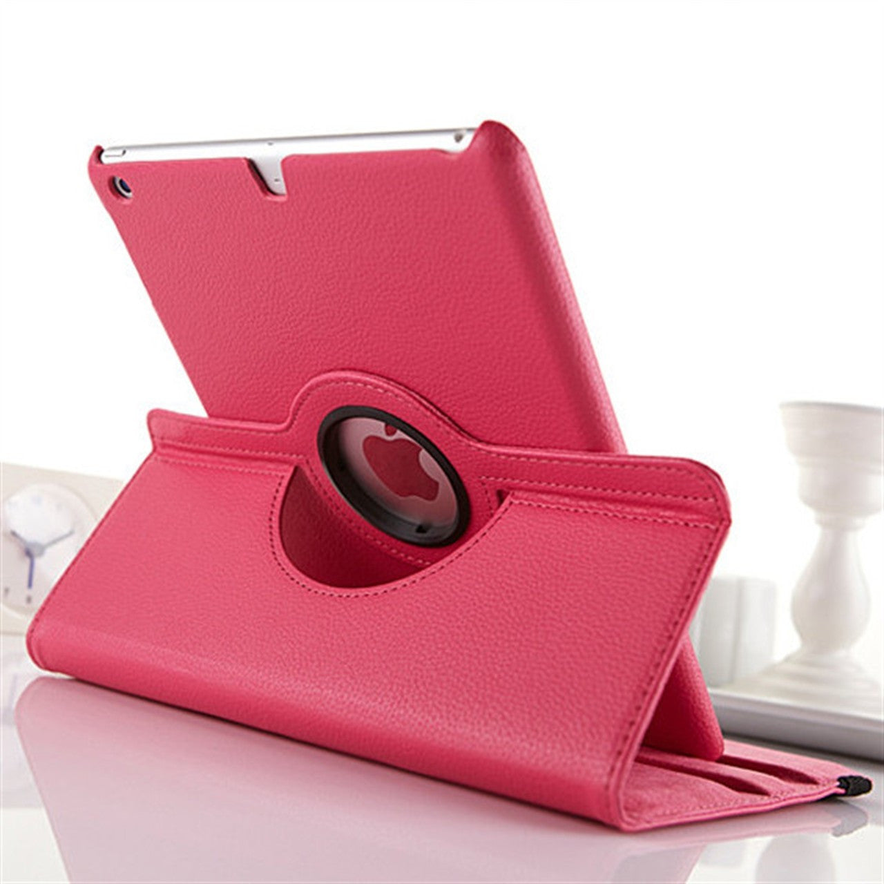 Housse compatible pour iPad Air en cuir synthétique  rotation de 360 degrés