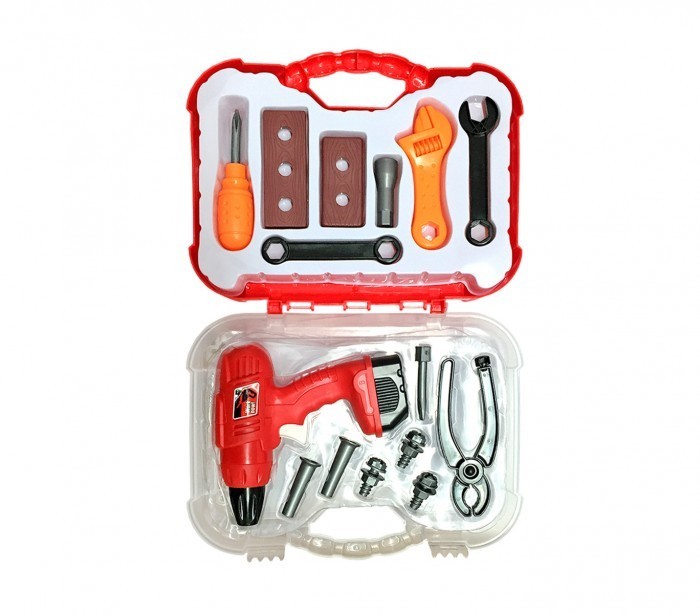 Jeu mécanique MEC-MAC -mini outils -15 accessoires -mallette de Bricoleur 374914