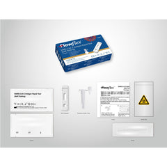 Lot de 3 Tests Hygiéniques Rapides Flowflex Sars-Cov-2 Autodiagnostic COVID-19