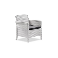 Ensemble de canapé 2 places style Rattan VENEZIA pour salon extérieur