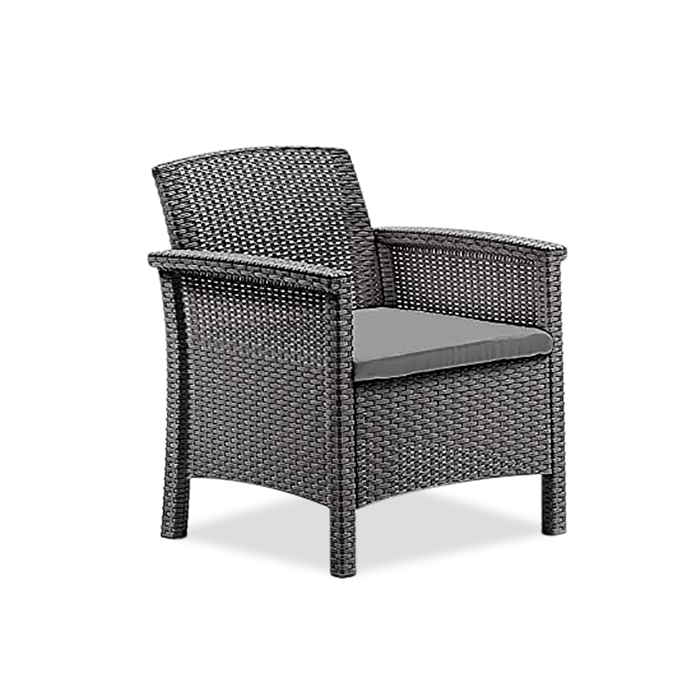 Ensemble de canapé 2 places style Rattan VENEZIA pour salon extérieur