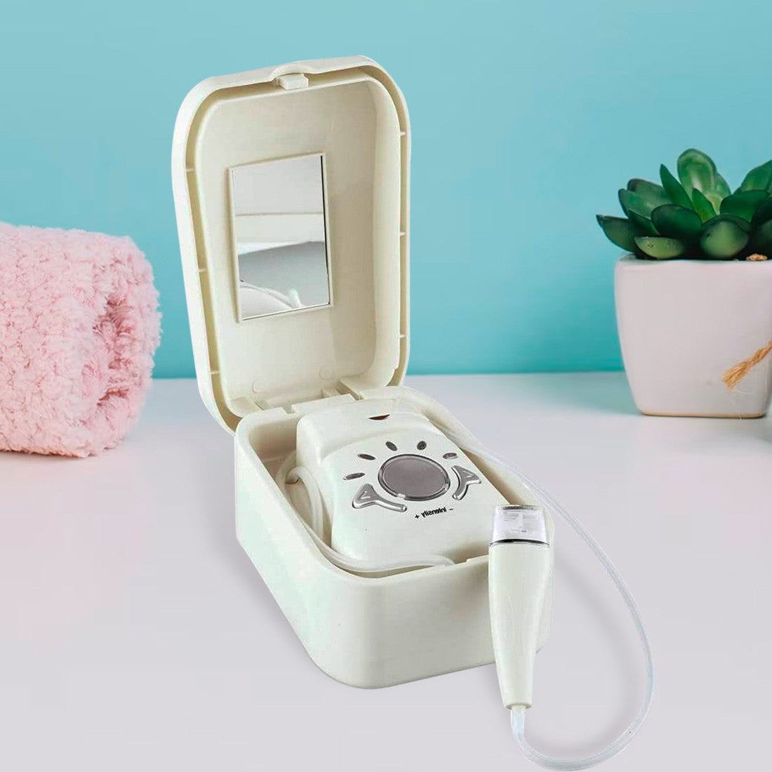 Masseur Facial Électrique Traitement Anti-Rides Massage Diamant 5 Niveaux
