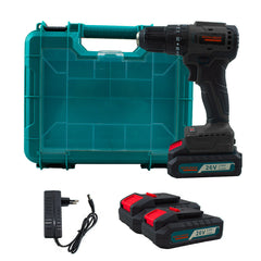 Perceuse-visseuse sans fil à double batterie avec percussion 26V et mallette