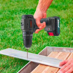 Perceuse-visseuse sans fil à double batterie avec percussion 26V et mallette