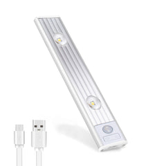 Bande LED magnétique Lumière intelligent 30cm Rechargeable USB Capteur mouvement