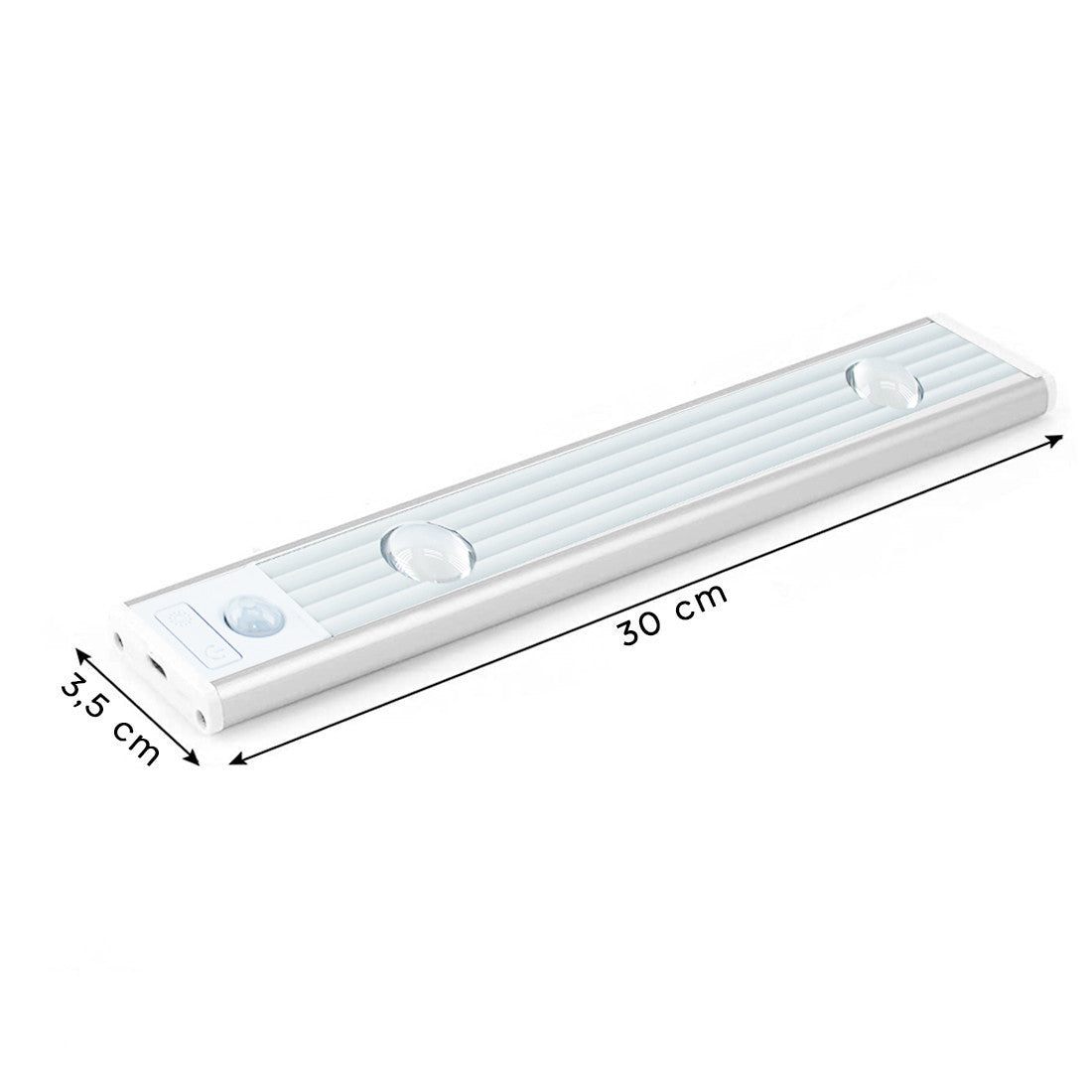 Bande LED magnétique Lumière intelligent 30cm Rechargeable USB Capteur mouvement