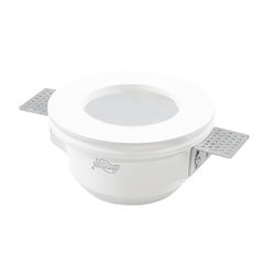 Douille encastrée en plâtre GS-5002 carrée blanche avec connexion GU10