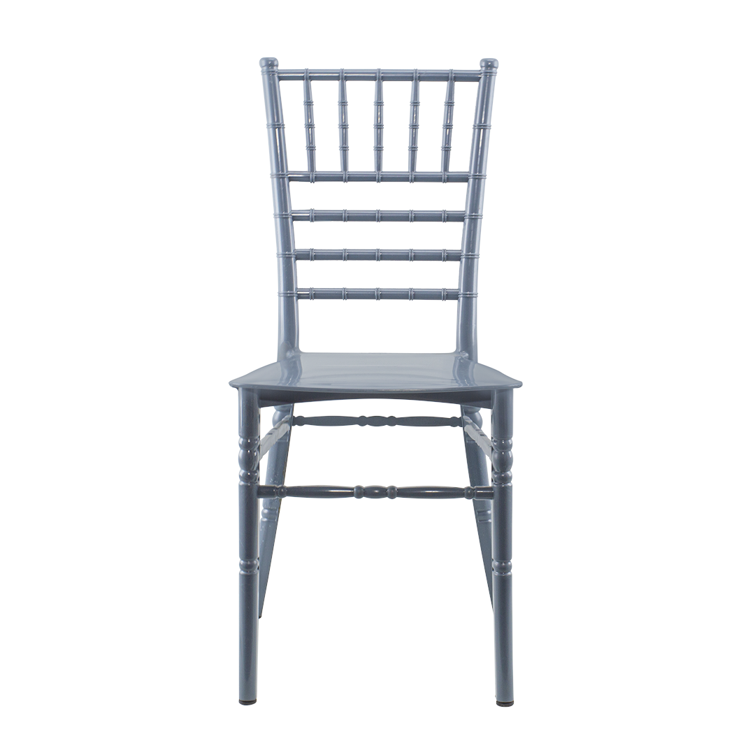 Pack 4 chaises Chiavari vintage grises Chaise Chiavarina Catering au classique