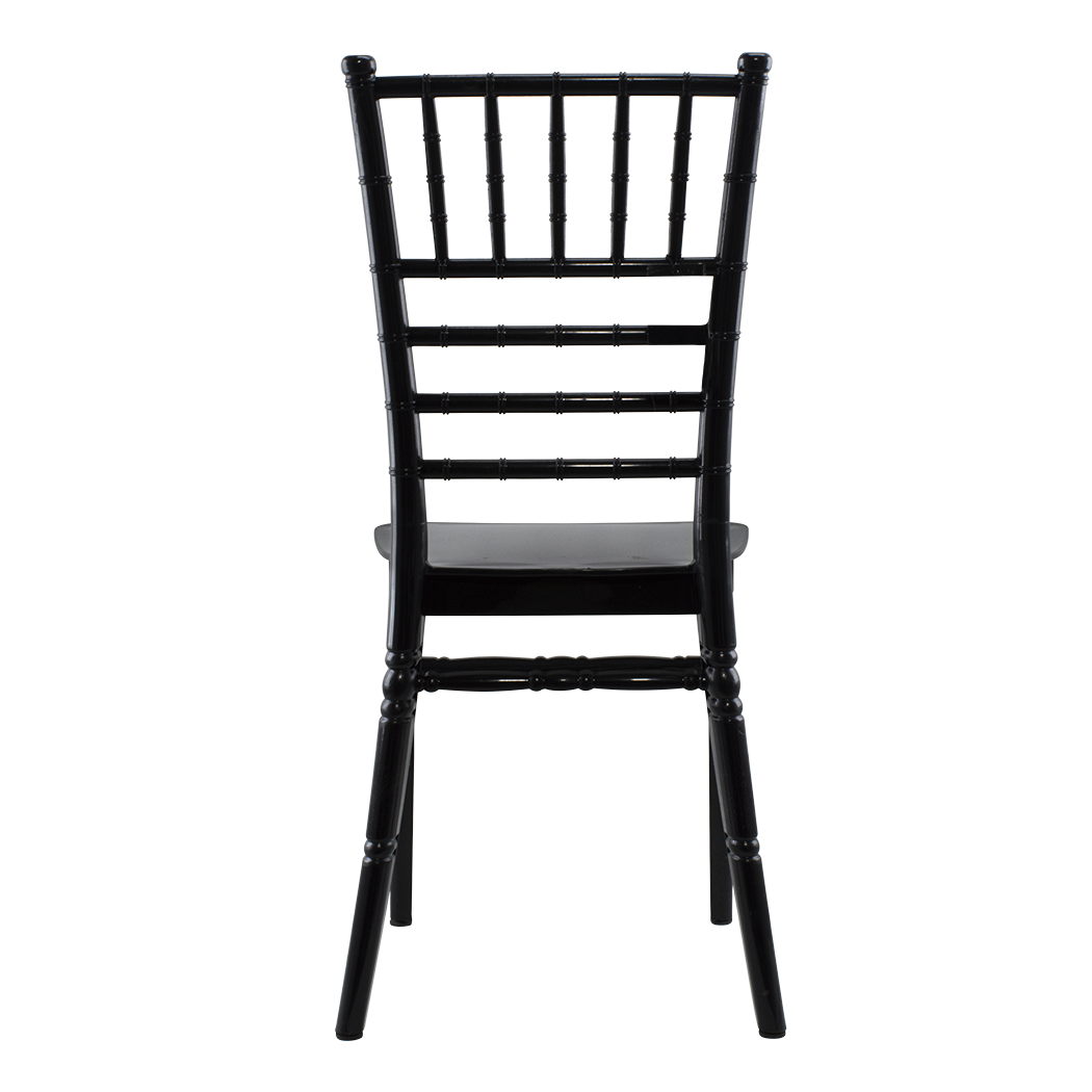 Pack 4 chaises Chiavari vintage NOIR Chaise Chiavarina Catering au classique
