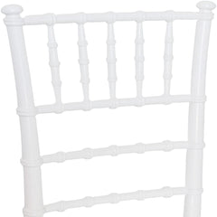 Ensemble6 chaises Chiavari blanches chaise vintage pour réception ou la maison