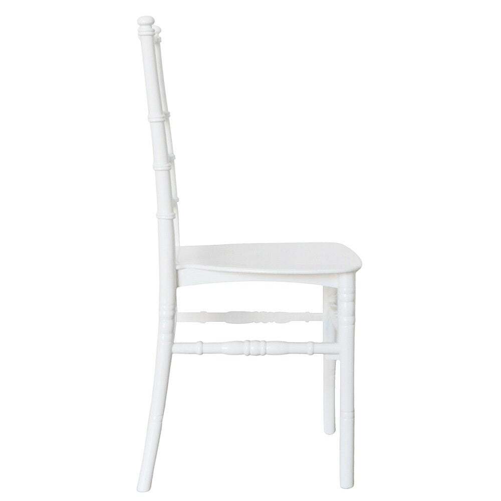 Ensemble6 chaises Chiavari blanches chaise vintage pour réception ou la maison