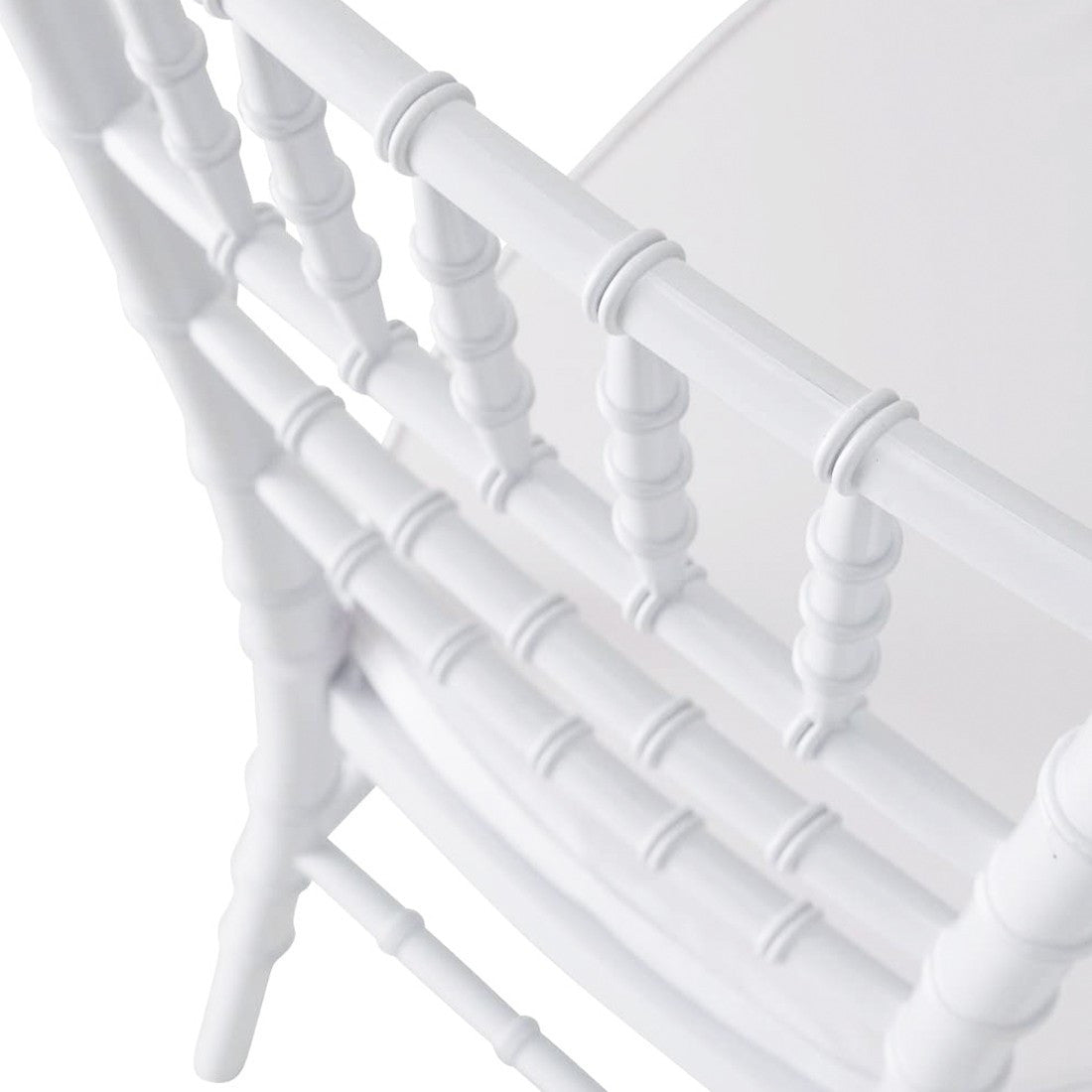 Ensemble6 chaises Chiavari blanches chaise vintage pour réception ou la maison