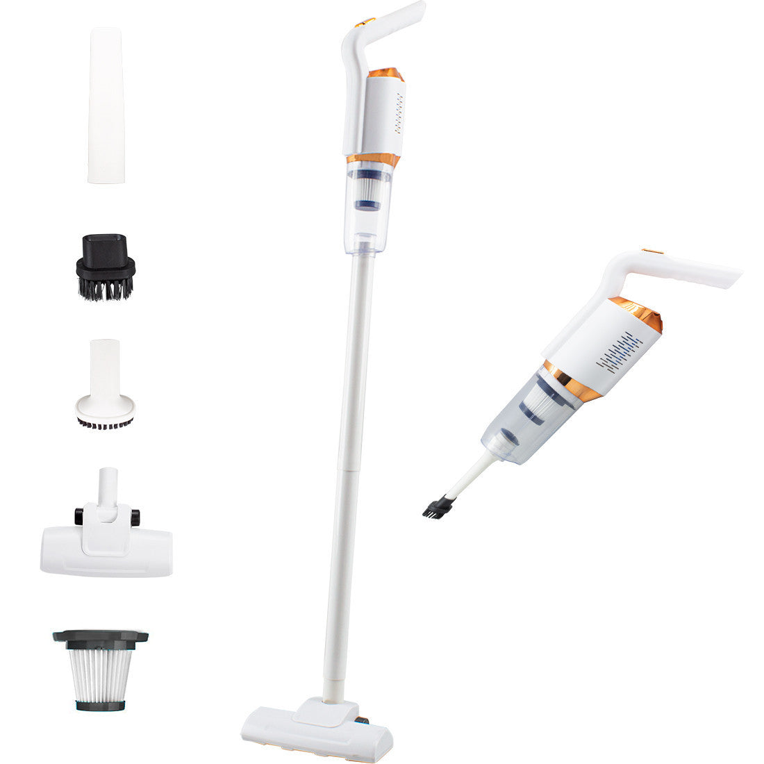 Aspirateur sans fil balai électrique sans sac filtre anti-poussière rechargeable