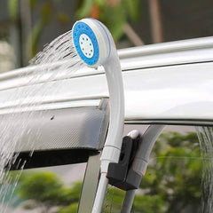 Douche portable rechargeable avec tuyau flexible pour le camping ou le jardin