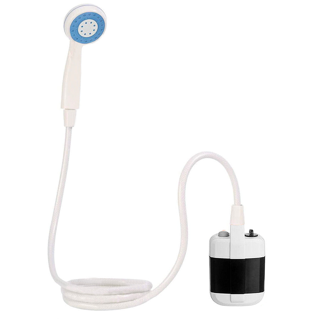 Douche portable rechargeable avec tuyau flexible pour le camping ou le jardin