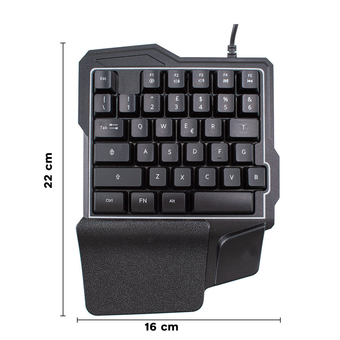 Clavier de jeu mécanique rétroéclairé avec 35 touches de jeu professionnel
