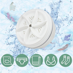 Mini lave-linge de voyage à turbine portable pour lessive