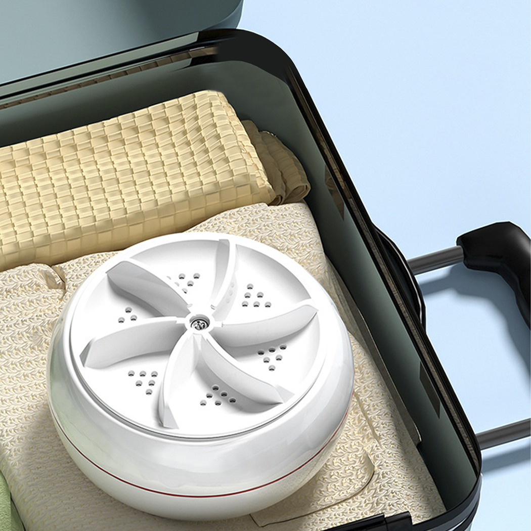 Mini lave-linge de voyage à turbine portable pour lessive