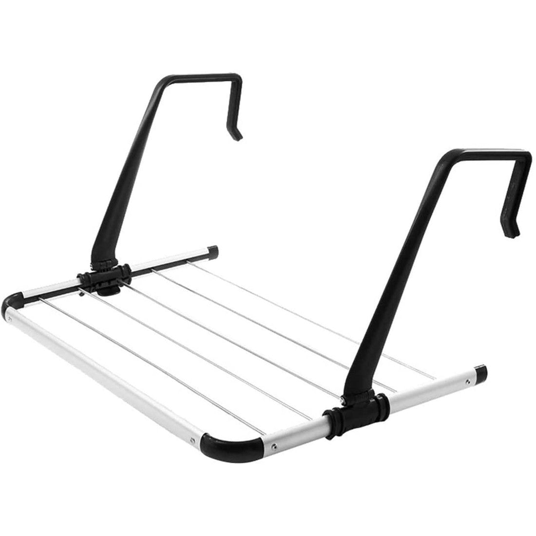 Corde à linge ou radiateur de balcon 54cm en aluminium et supports réglables