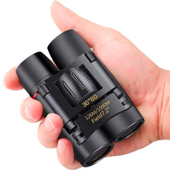 Jumelles pliantes portables compactes 30x60 pour la chasse avec vision nocturne