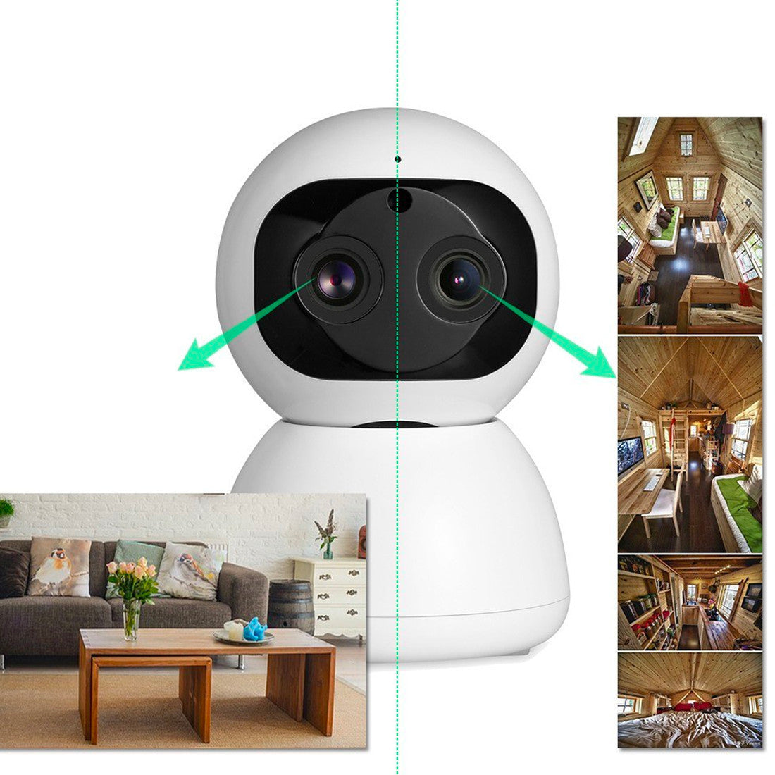 Caméra intelligente Wi-Fi Q-S2099, zoom 10X, avec reconnaissance faciale