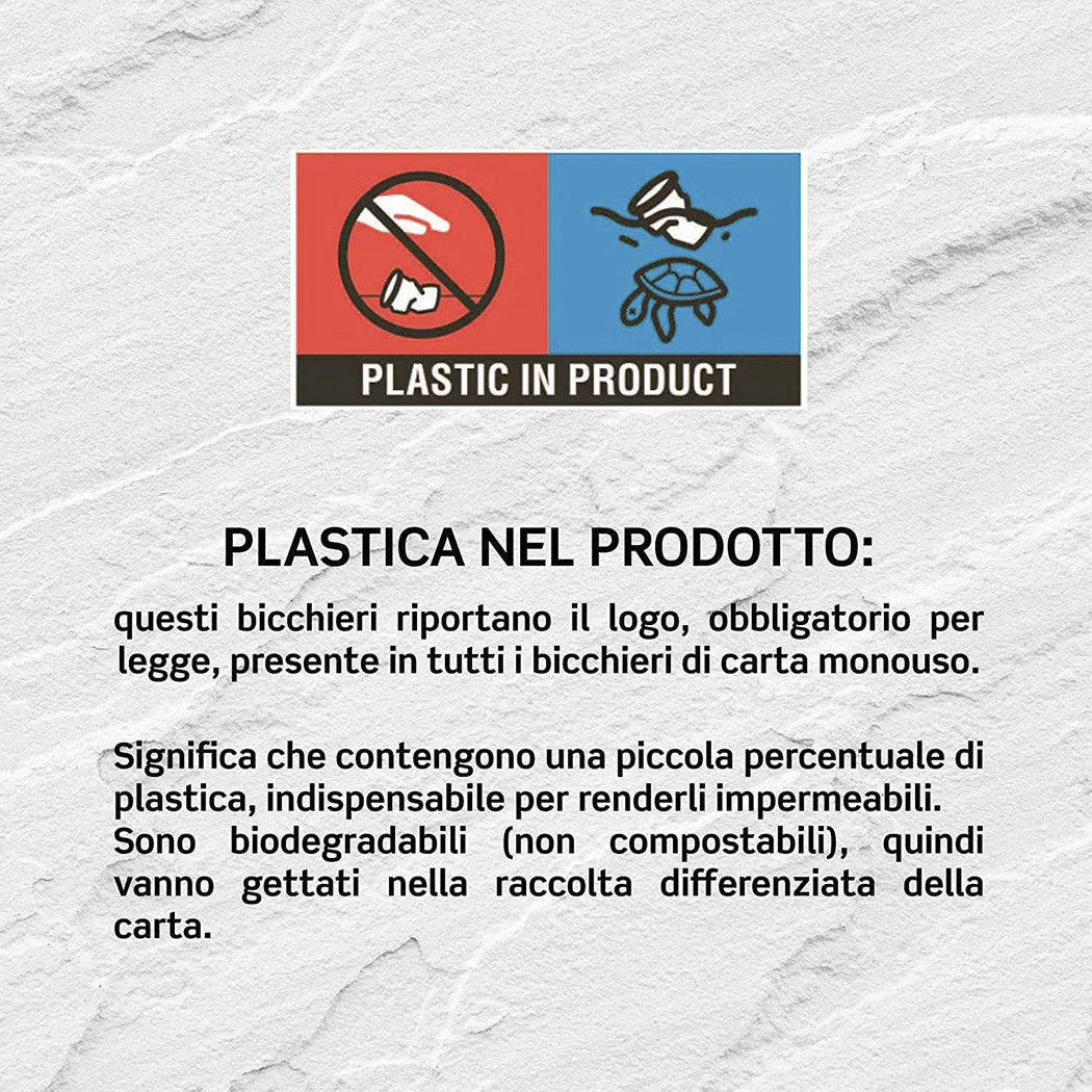 Pack de 150 Gobelets en Carton Jetables Biodégradables et Compostables 180 ml