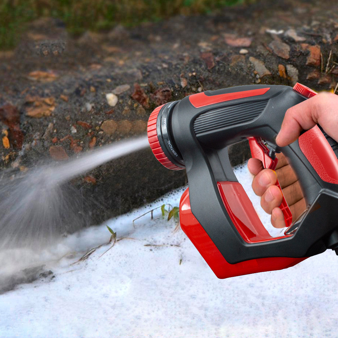 Tuyau avec buse de réservoir de savon 200 ml Pulvérisateur 8 jets d'eau