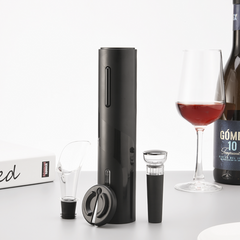 Ouvre-bouteille électrique à piles tire-bouchon automatique jeu vin bec verseur