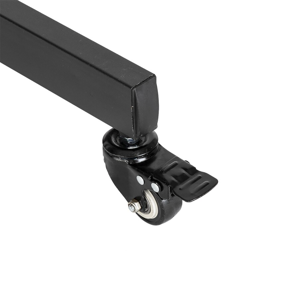 Support de chariot TV à 4 roues pivotantes pour téléviseurs mobiles jusqu'à 50kg