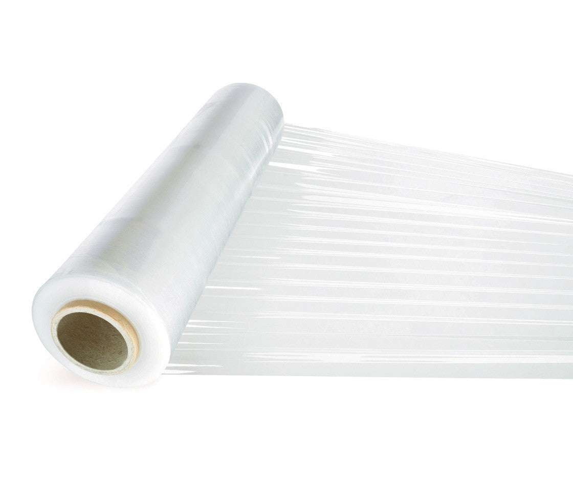 Lot 3 rouleaux film rétractable transparent élastique manuel 23 µm 2,4 kg 500 mm
