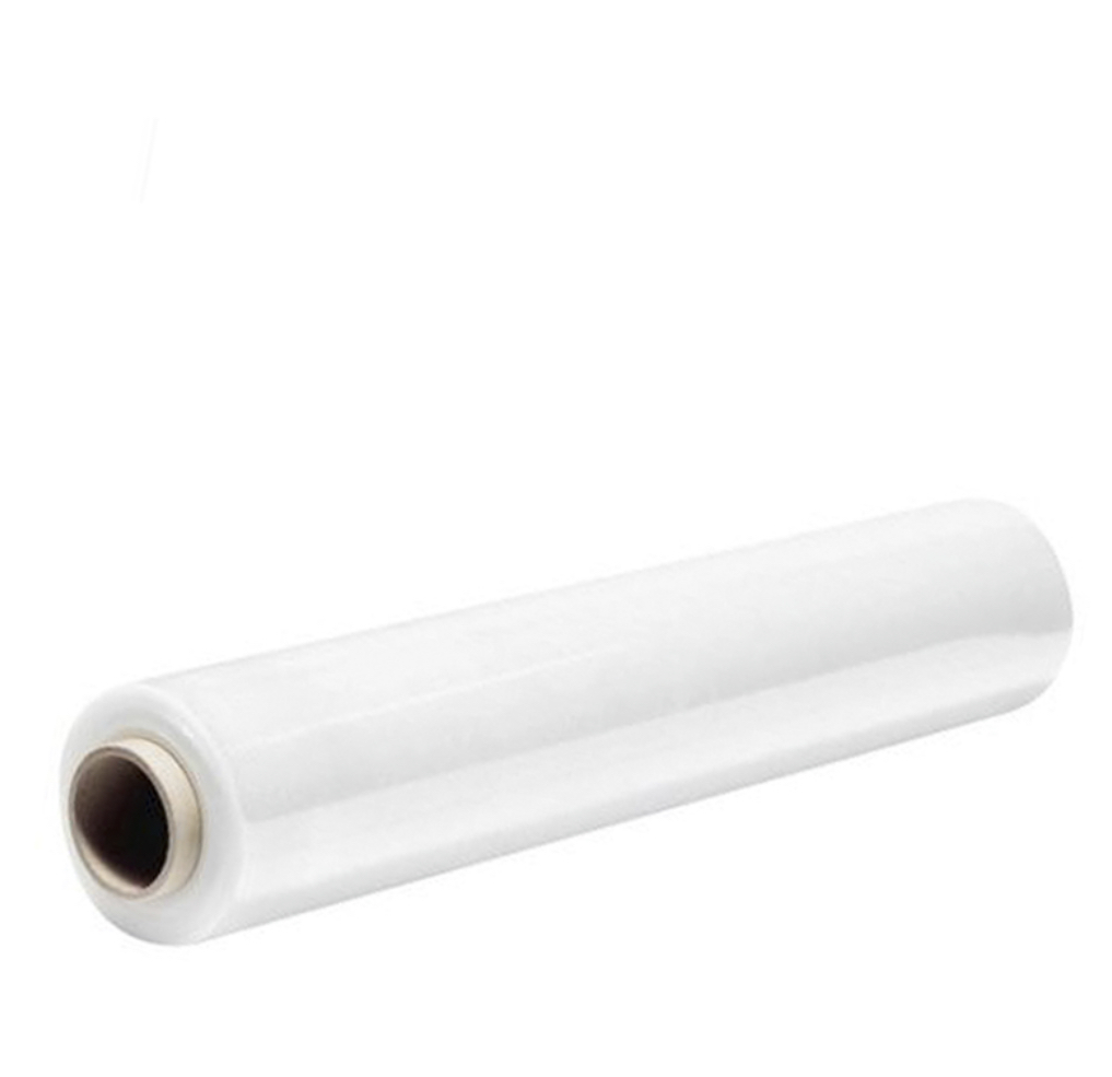 Pack 12 pièces film rétractable manuel transparent 23 MY, 2,4 kg, 500 mm