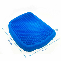 4 coussins anti-escarres gel respirant assis pendant longues périodes 37x30x4cm