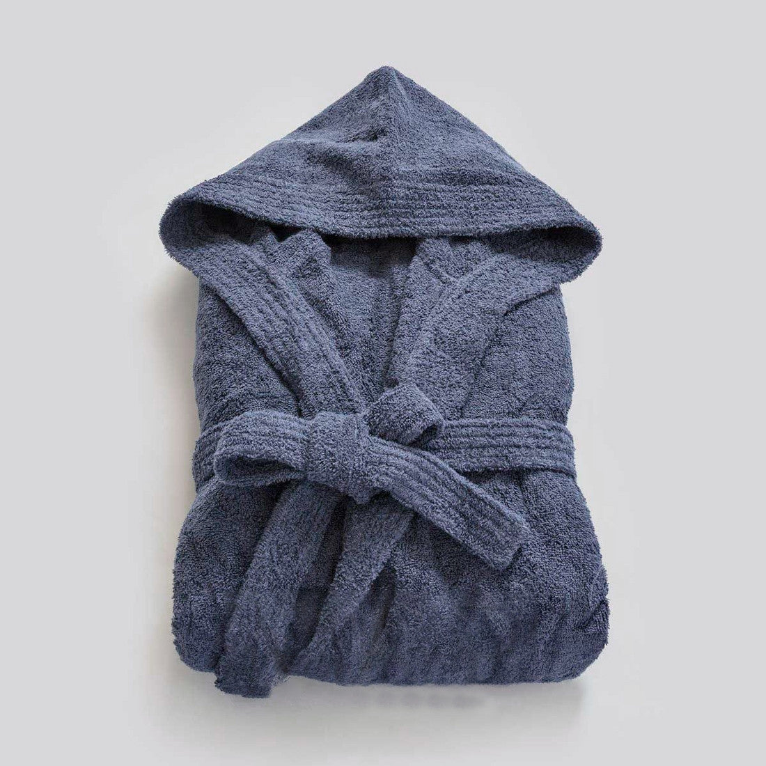 Peignoir éponge unisexe SUPREMA pour adulte avec capuche et poches couleur unie