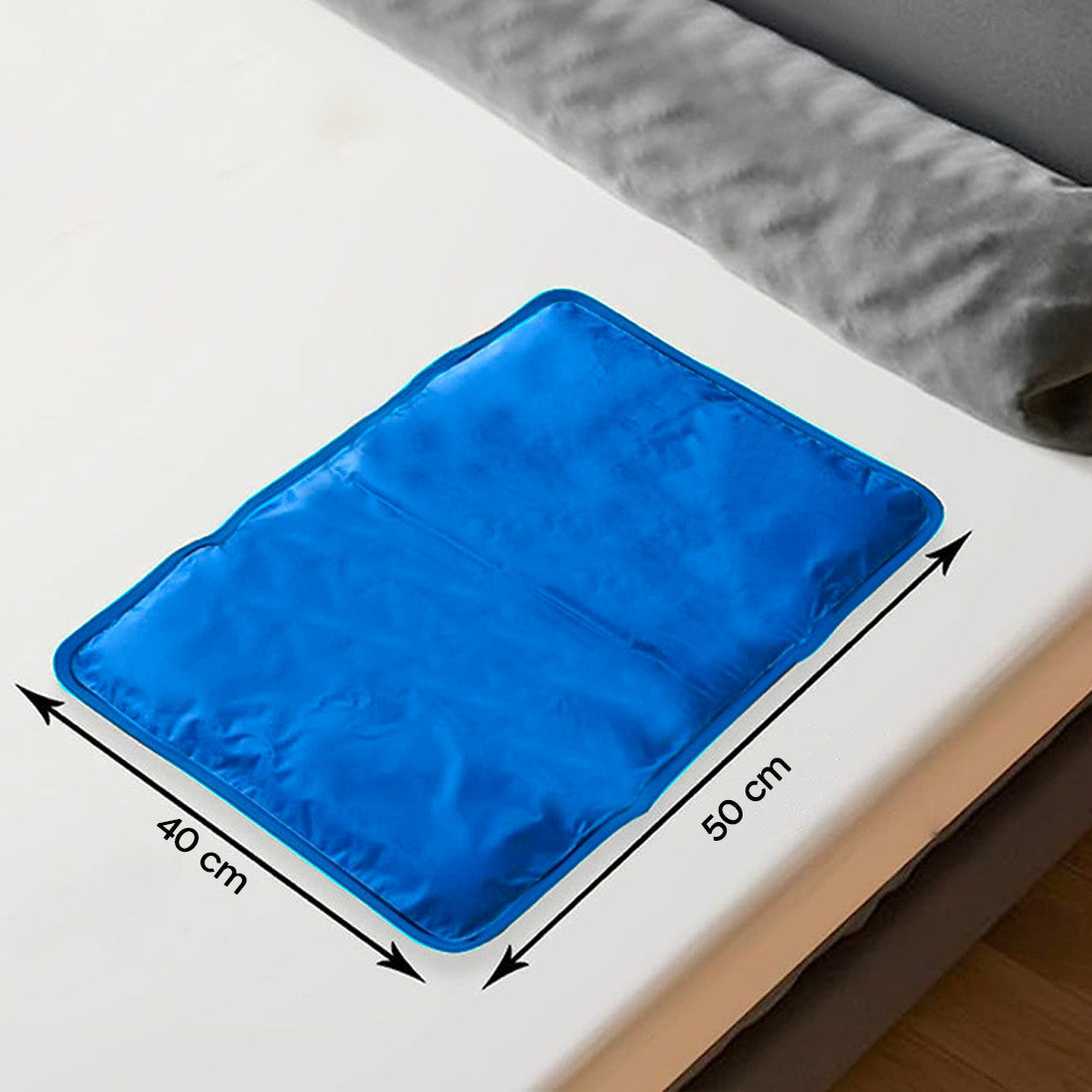 Tapis rafraîchissant en gel polyvalent 50x40 cm pour des nuits fraîches