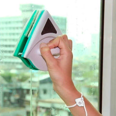 Nettoyeur de vitres magnétique avec double face pour fenêtres en verre