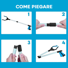 Pince télescopique pour ramasser des objets avec pince pliable de 82 cm de long