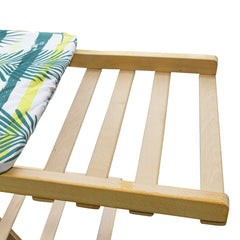 Table repasser en bois MARA pliable avec support pour fer à repasser 141x82x45cm