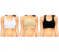 Ensemble de 3 soutiens gorge de sport - Brassière - mod. CANDICE
