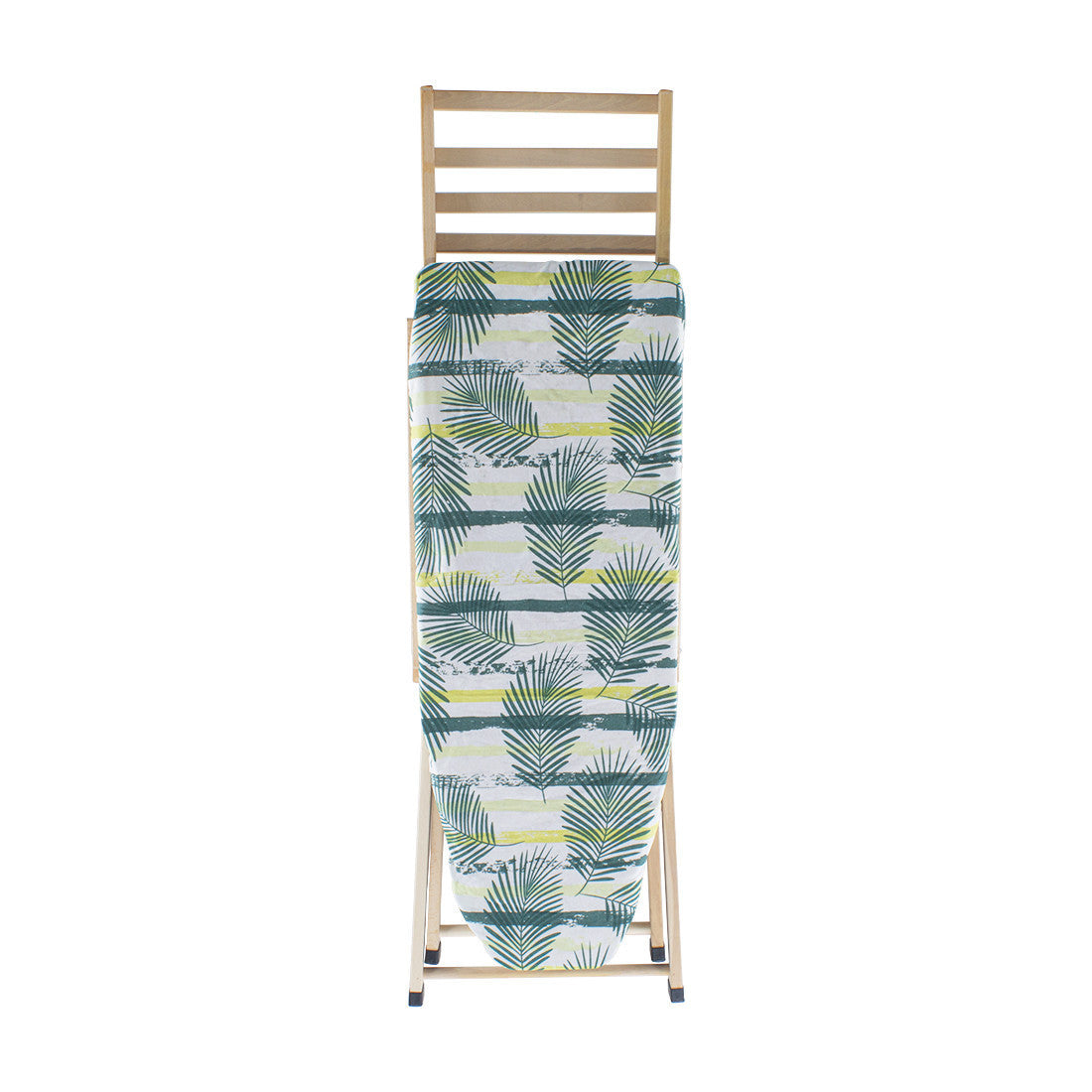 Table repasser en bois MARA pliable avec support pour fer à repasser 141x82x45cm