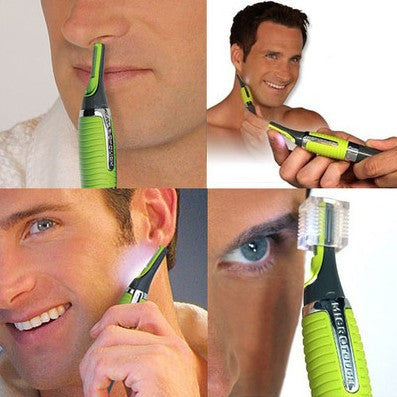 Rasoir Microtouch Micro Max avec LED, modèle vert