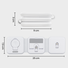 Base de charge magnétique 3 en 1 Chargeur sans fil pliable, deux couleurs