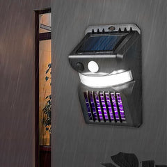 Mini lampe solaire à charge LED Répulsif anti-moustiques à capteur mouvement UV