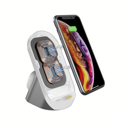 Chargeur sans fil magnétique 3 en 1 pour écouteurs, smartphone et smartwatch
