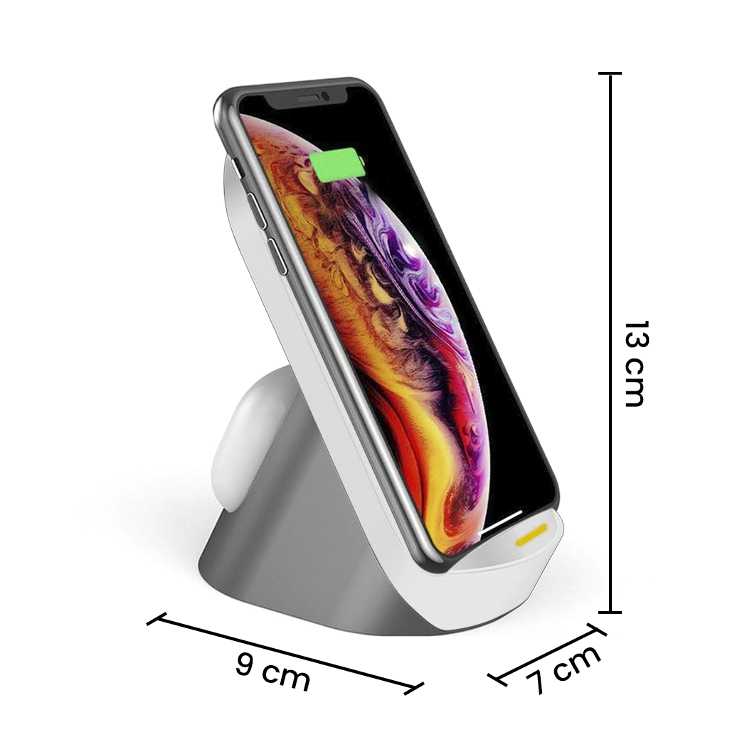 Chargeur sans fil magnétique 3 en 1 pour écouteurs, smartphone et smartwatch