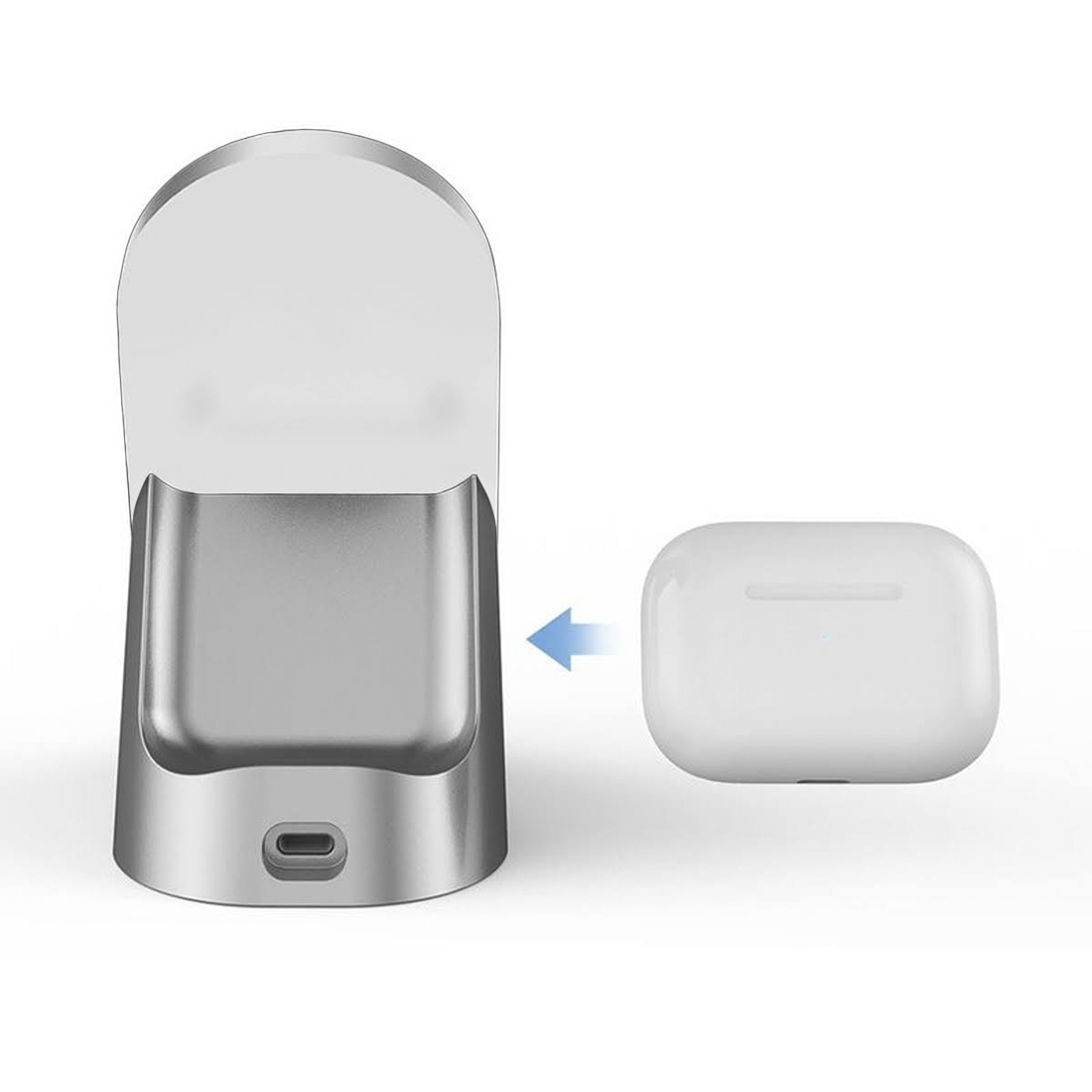 Chargeur sans fil magnétique 3 en 1 pour écouteurs, smartphone et smartwatch