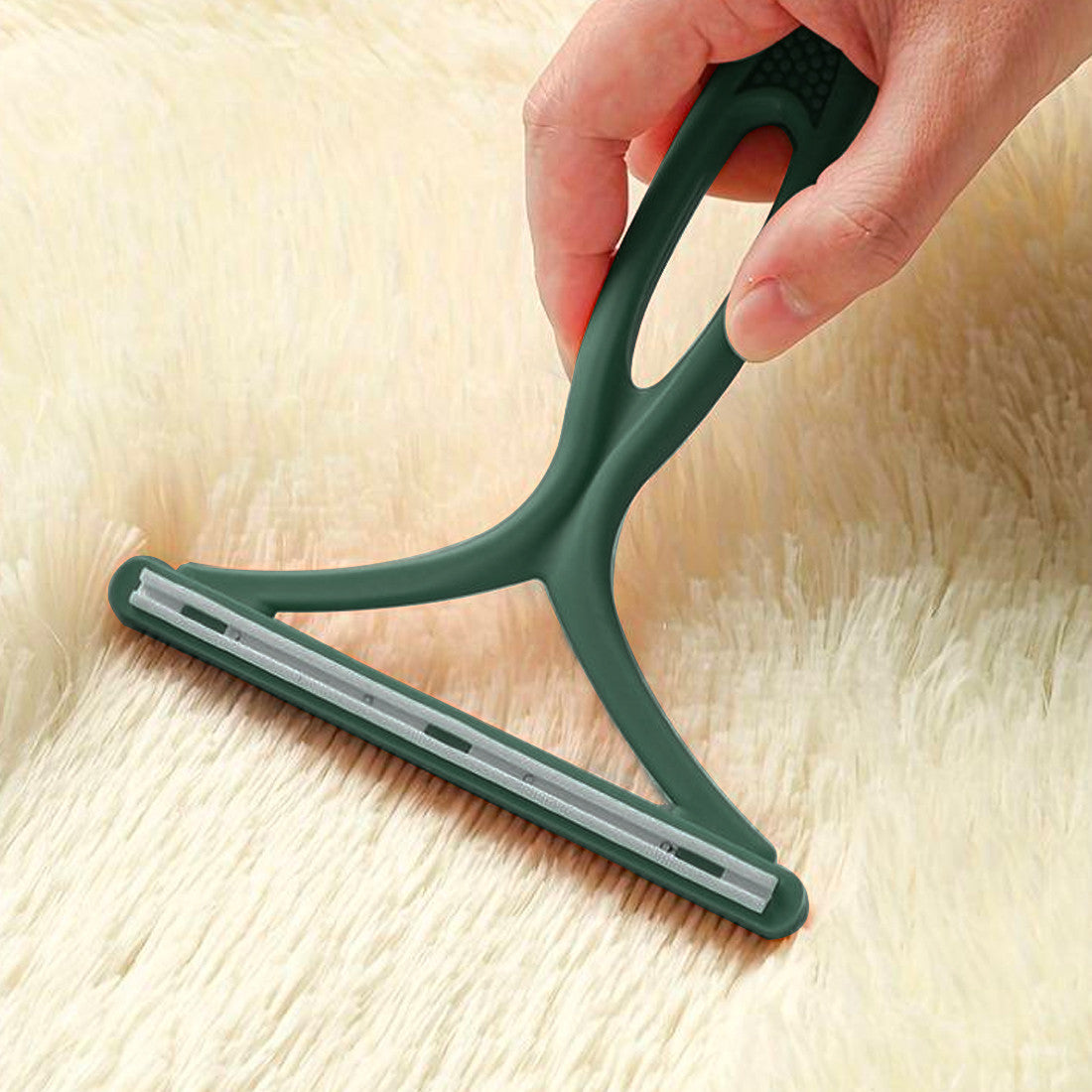Ensemble de 2 Enleveurs de Peluches Manuelles Brosse Gratte-Peluches Portable