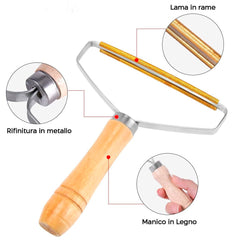 Ensemble de 2 Enleveurs de Peluches Manuelles Brosse Gratte-Peluches Portable