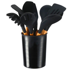Set 12 ustensiles cuisine silicone qualité alimentaire antiadhésifs résistants
