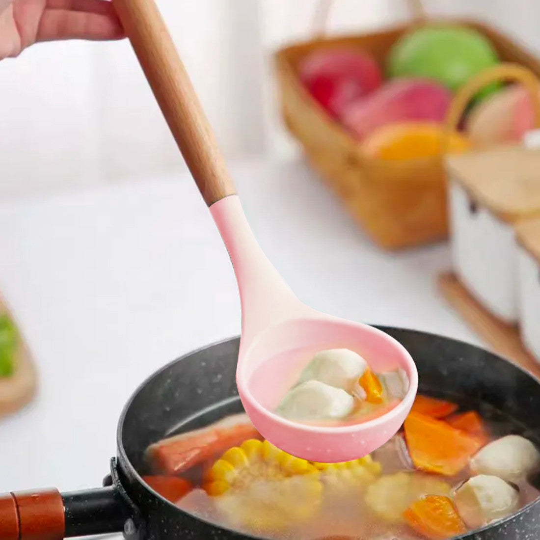 Set 12 ustensiles cuisine silicone qualité alimentaire antiadhésifs résistants